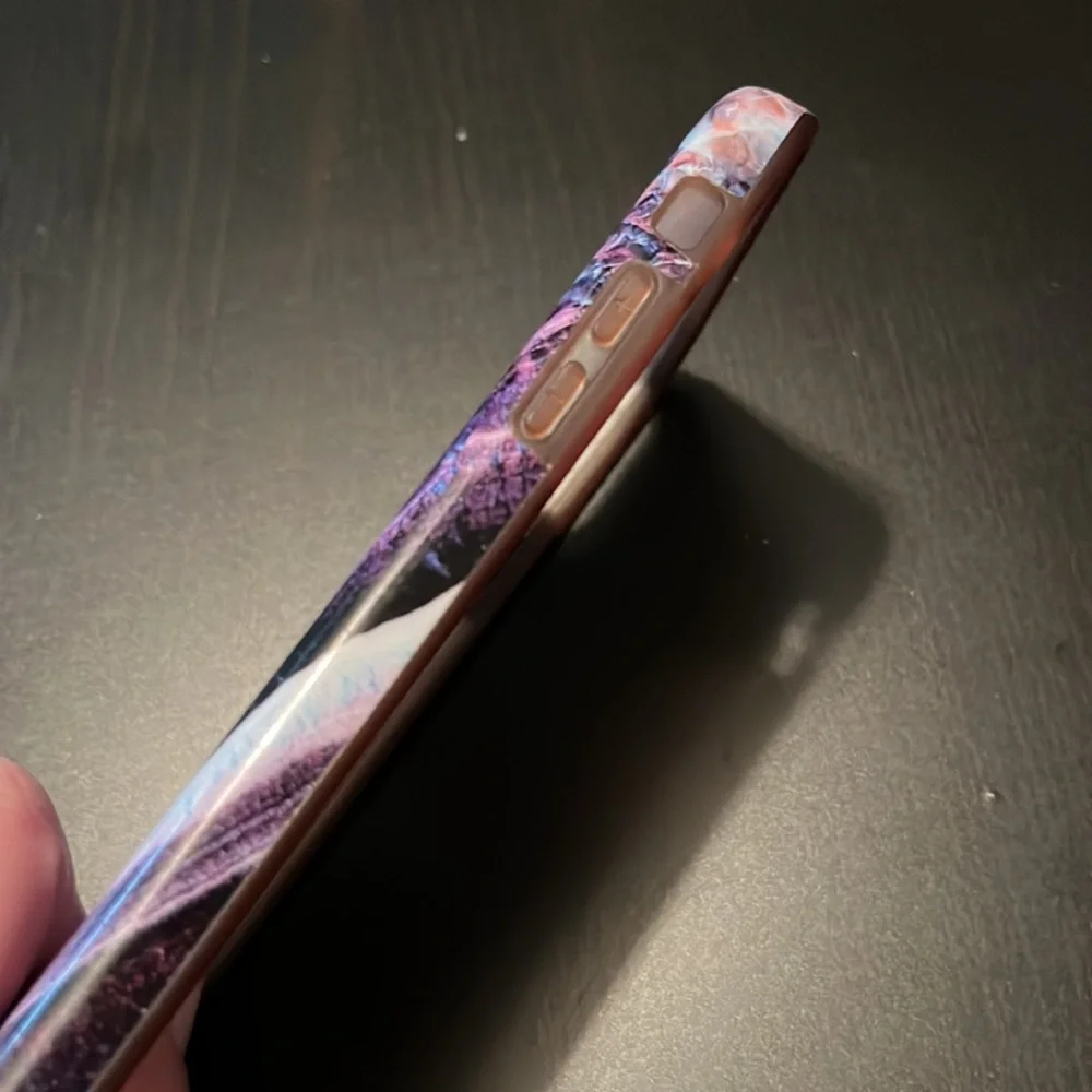 Purple Marble IPhone X Phone Case
